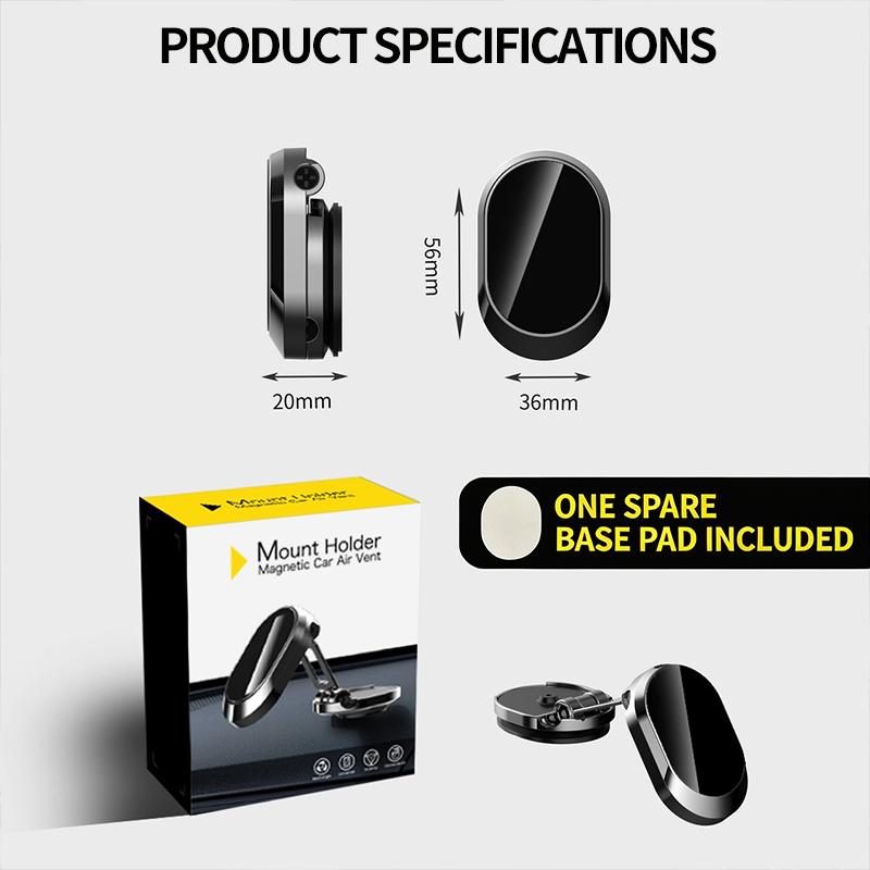🥳HOT SALE🥳💞50K+ SOLD! Phone Holder – From £8.99! Strong magnet, 360° rotation & foldable metal. Safer driving – grab yours! ✅