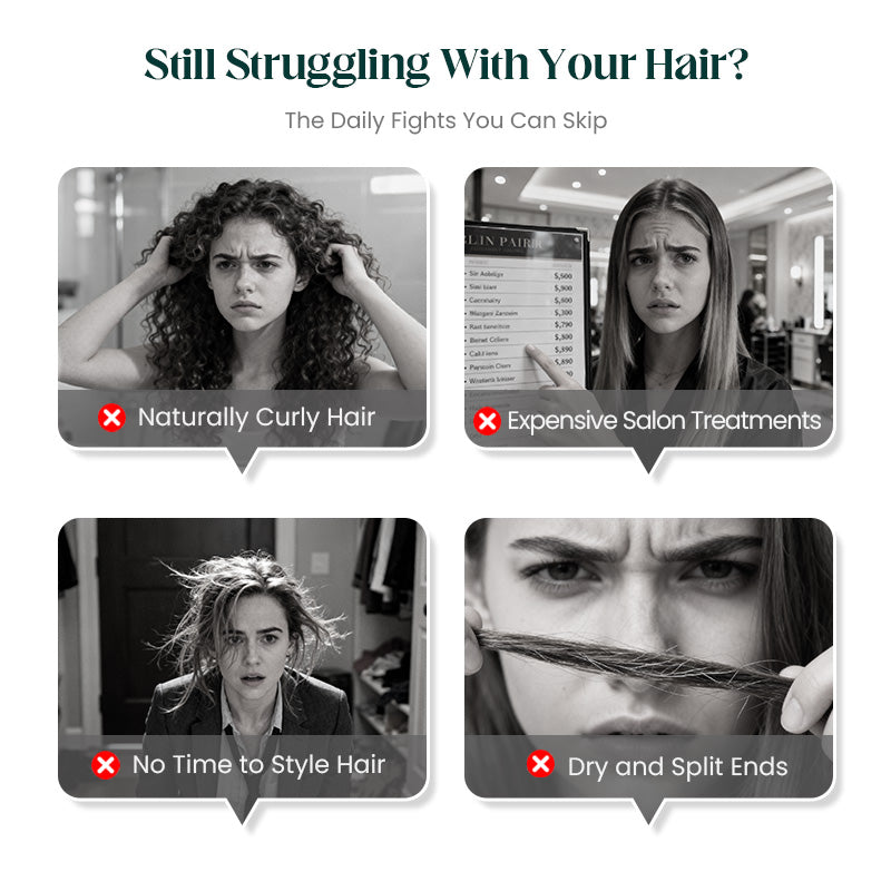 ✨Last Day Save 55%✨ Silk & Keratin Hair Straightening Cream