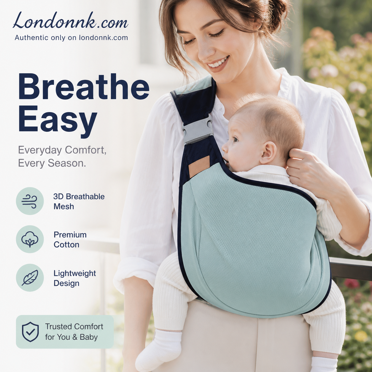 🎉 2026 Sale — Over 30,000 Sold! 👶 4-in-1 Breathable Baby Carrier – 0-36 Months, Front/Back/Facing In/Out – Hands-Free Comfort for Parent & Baby! ✨