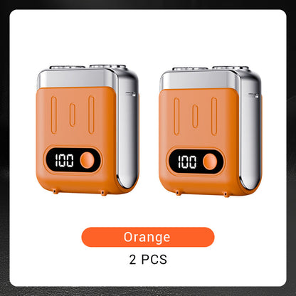 Men's Portable Mini Rotary Electric Shaver