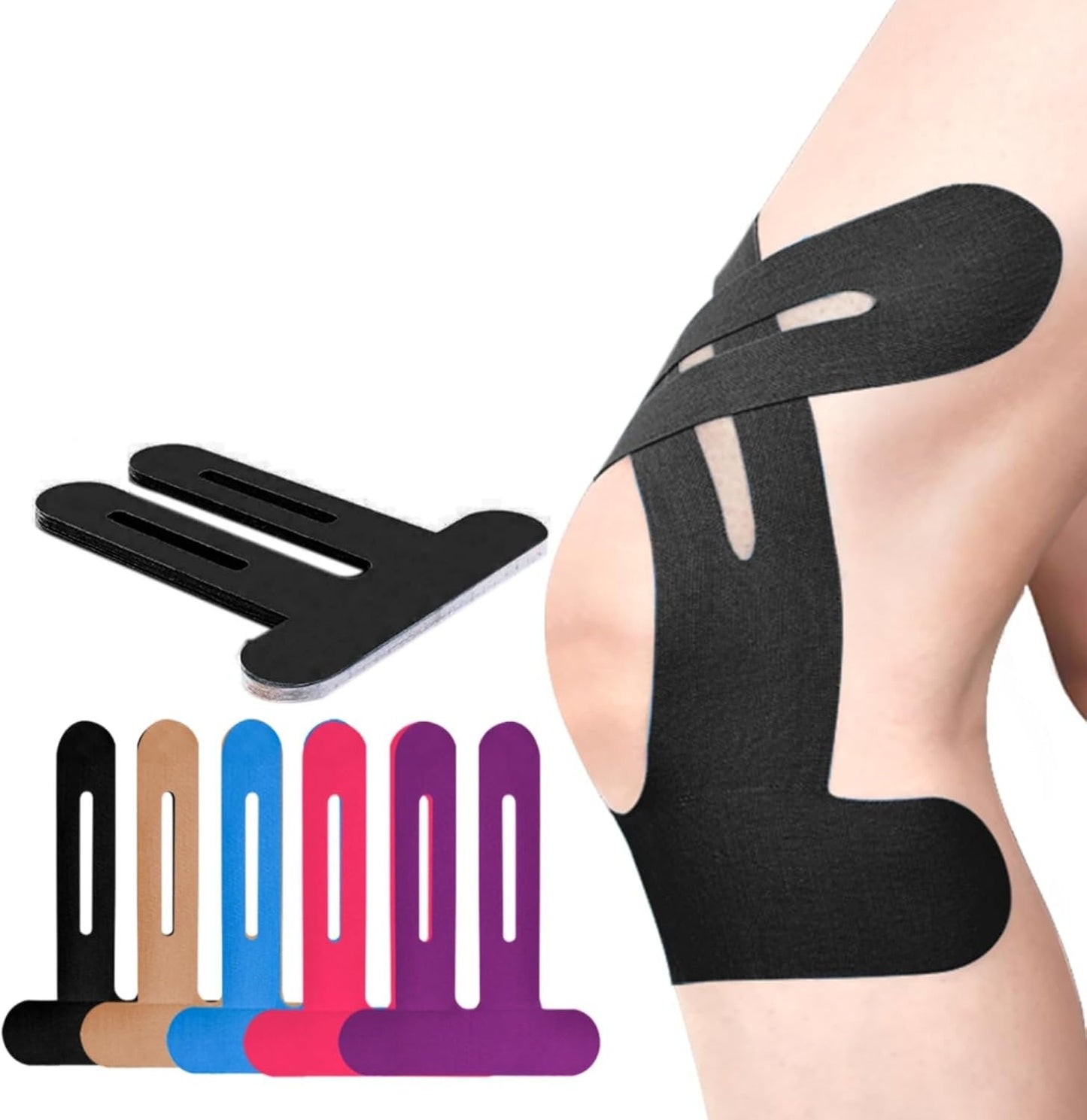 🥳2026 HOT SALE🥳💞20K+ SOLD! 🏃🎁 50% OFF! Precut Knee Tape – From £7.99! Precut strips, strong adhesion & 150% stretch. Pain relief & stability – stock up & save! 💪✅