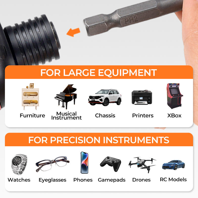 ⚡Flash Sale! 66% Off Cordless Electric Screwdriver Set – Limited Stock!🔧