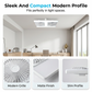 🌀💡2-in-1 LED Ceiling Fan Light – Dual Cooling, Ultra Bright, Tool-Free Install