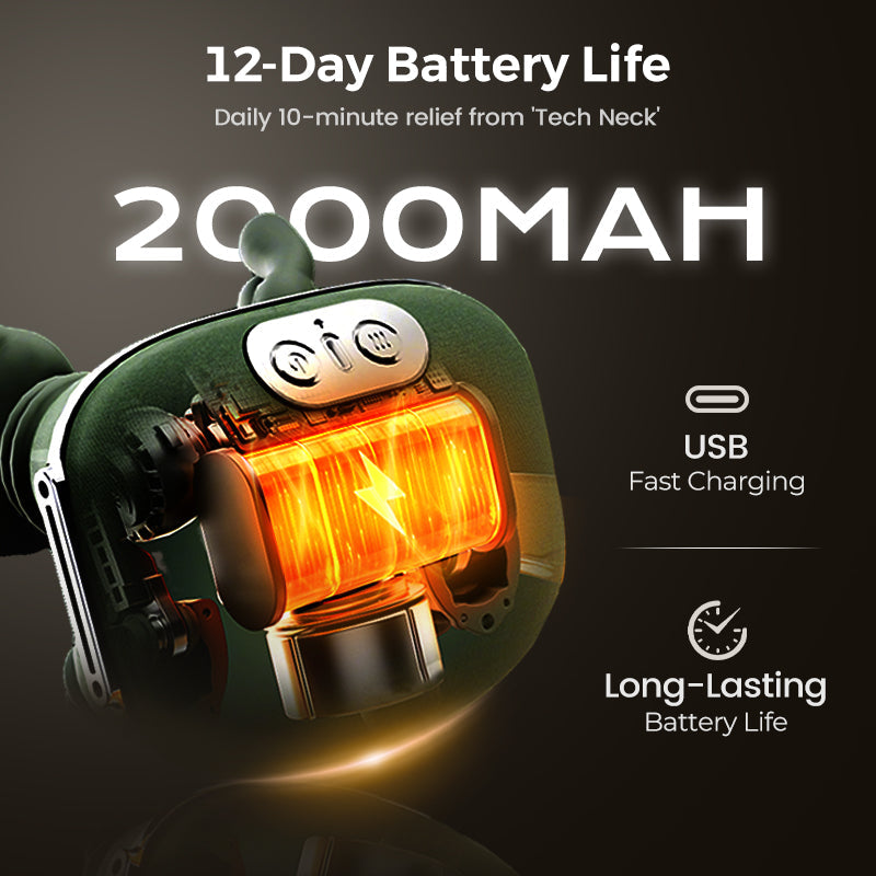 💆‍♂️ 50% OFF NOW! ✨ Portable Neck Massager – Shiatsu Kneading, 3D Deep Relief & Wireless Use 🔋