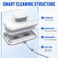 🥳2026 HOT SALE🥳💞50K+ SOLD! ⚡ 50% OFF! 6‑in‑1 Magnetic Glass Cleaner – 30% wider cleaning area, perfect for high‑rise windows. Dual pads + squeegee – flawless results from the first pass! 🪣🪟