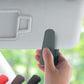 🕶️Magnetic Leather Sunglasses Holder🕶️ – Sun Visor Clip with Multi-Function Storage – Ideal for Glasses, Pens & Cards ⚡