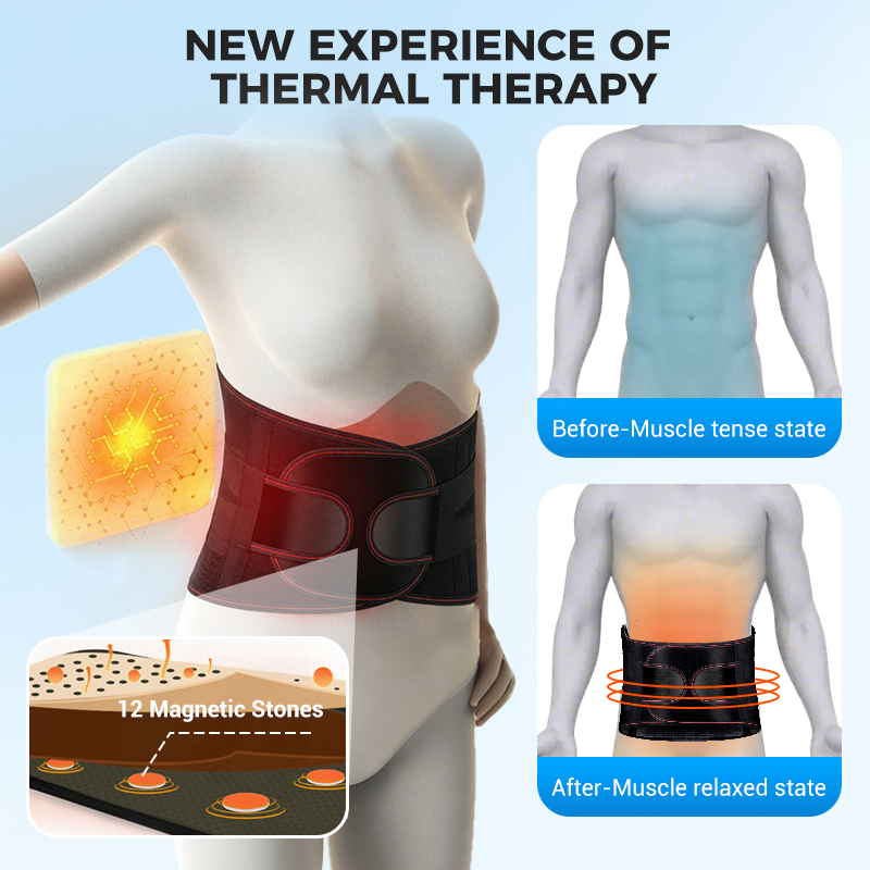 🔥Caring for your lumbar spine🎁🎄Heat-pressed Mesh Breathable Steel Plate Support Waist Protector