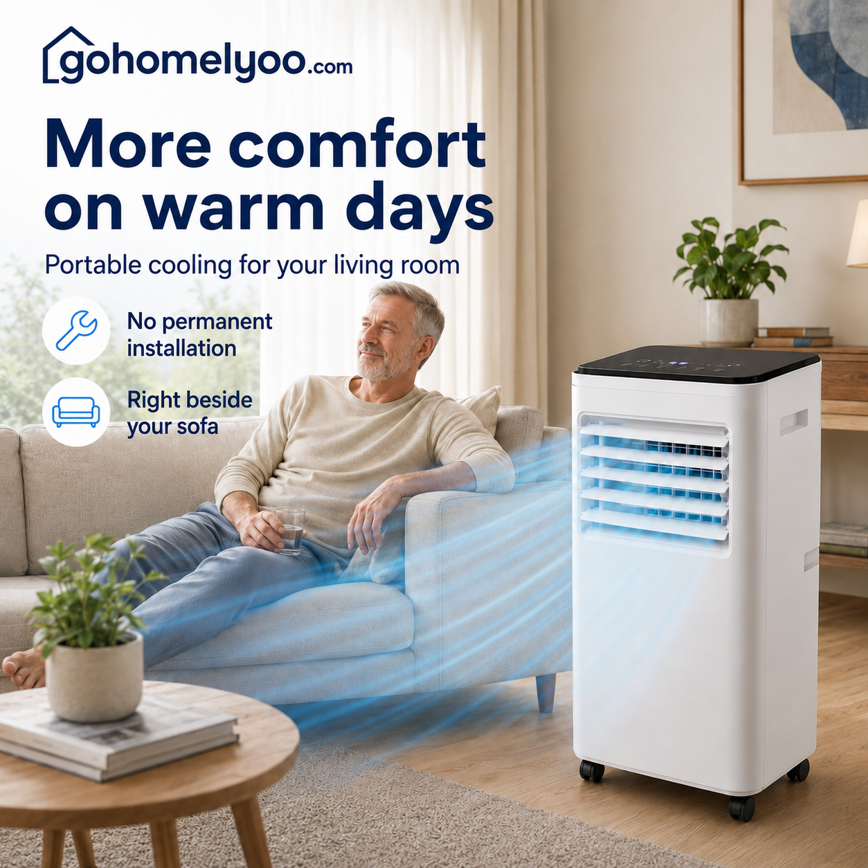 ❄️50% OFF NOW ! 🌬️Portable 3-in-1 Quiet Fan Air Conditioner
