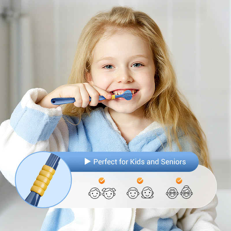 HOT SALE🦷Three-headed multi-angle cleaning toothbrush