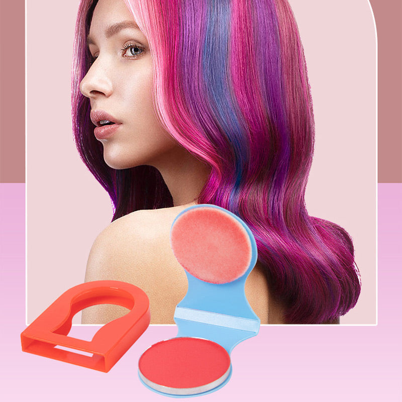 🥳2026 TOP PICK🥳 Hair Color Powder Set – 8 Shades, Even Coverage, Water-Soluble – Gentle on Hair, Vivid Pure Colors – Perfect for Parties & Events! 🌈💨
