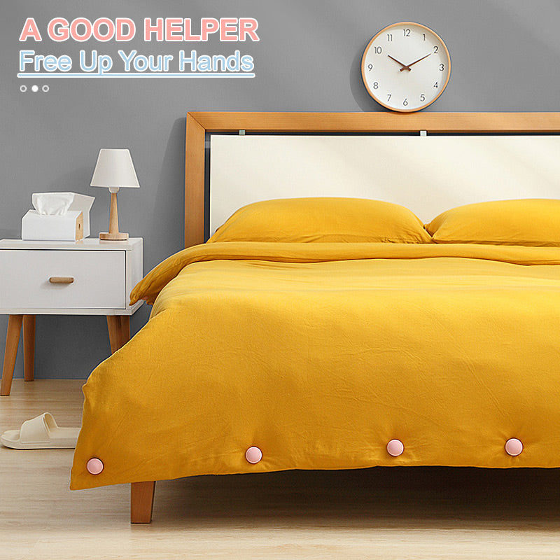🥳HOT SALE🥳💞50K+ SOLD! Duvet Clips – From £3.99! Skin-friendly, secure & multi-use. Tidy bed – grab yours! ✅