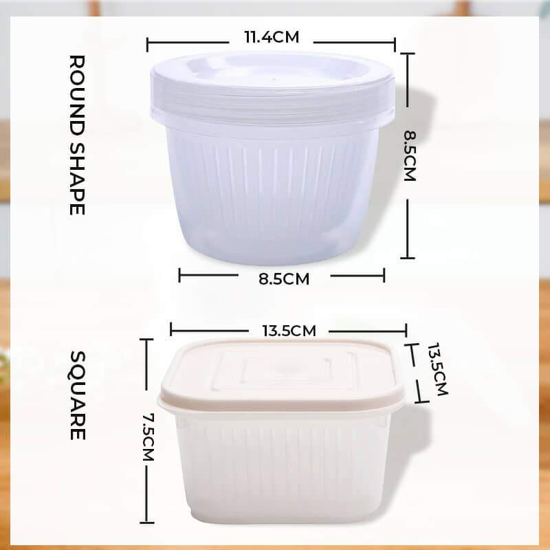🥳HOT SALE🥳💞10K+ SOLD! Preservation Box – From £7.99! Double drain, spiral seal & 500ml capacity. Fresh food – grab yours! ✅