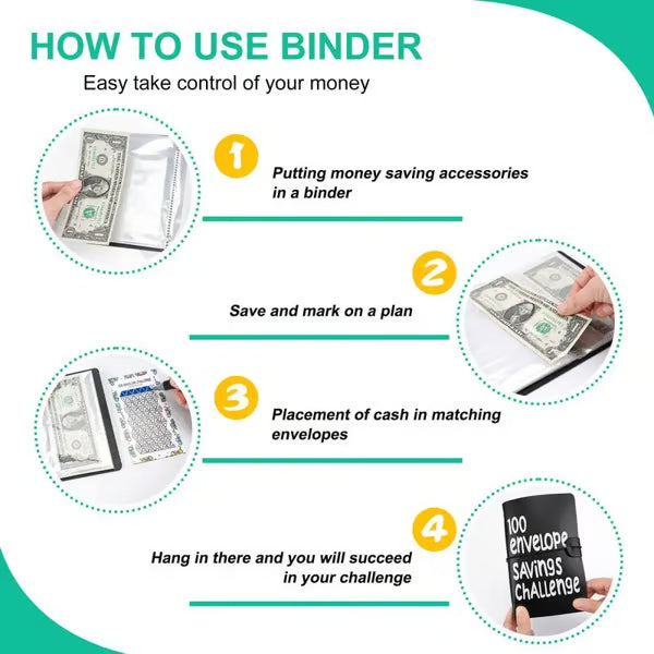 🎁LAST DAY SALE50% OFF✉️Savings Challenges Book with Envelopes💸