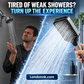 🚿 High-Boost Shower Head – Powerful Water Flow & Spa-Like Comfort ✨