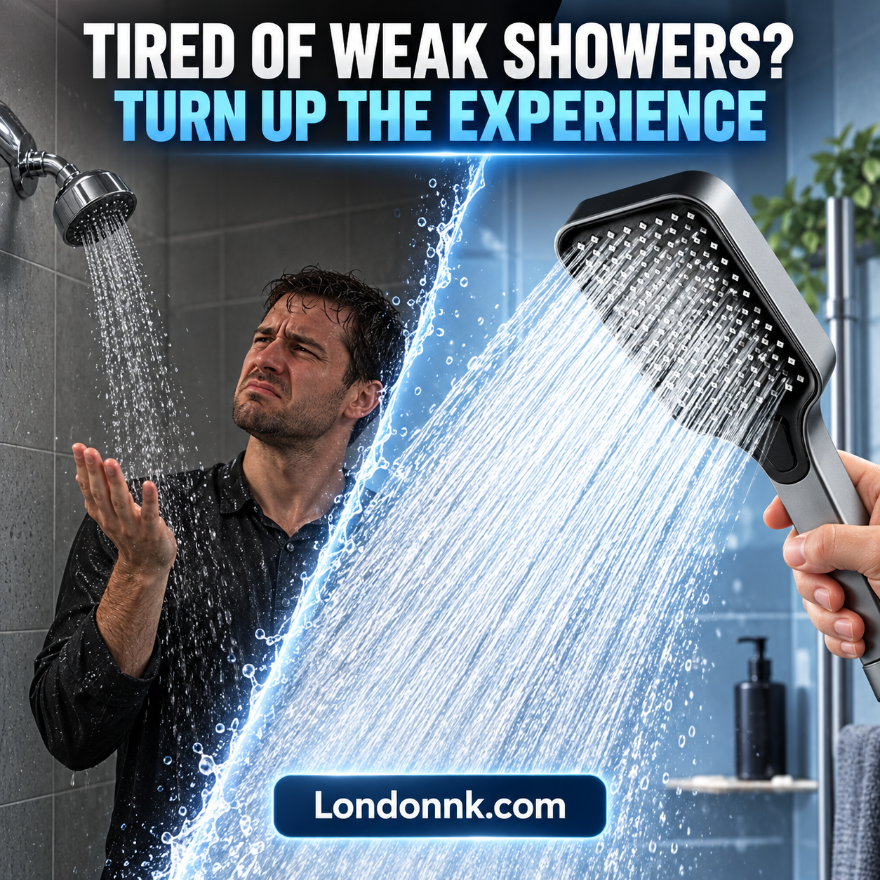 🚿 High-Boost Shower Head – Powerful Water Flow & Spa-Like Comfort ✨