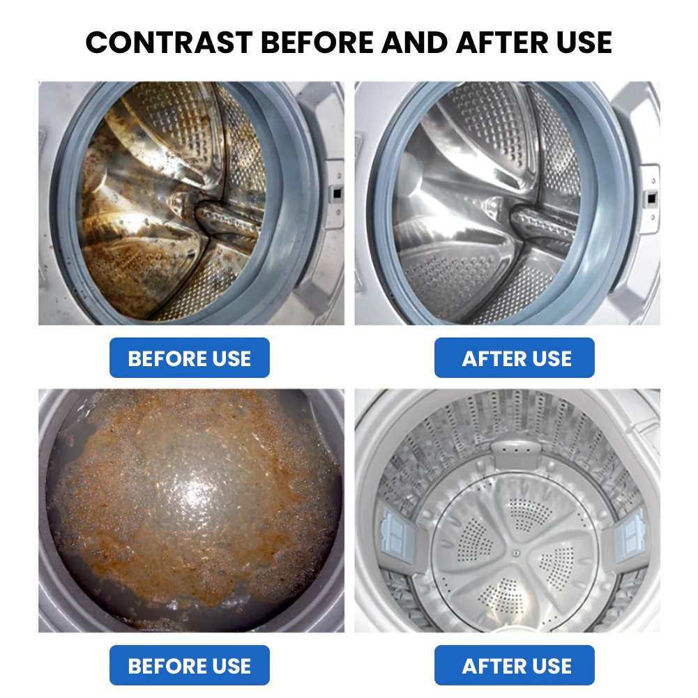 🔥Solange der Vorrat reicht 40 % Rabatt!🎉Washing Machine Deep Cleaner Tablets ( Buy 2 Get 5 FREE )