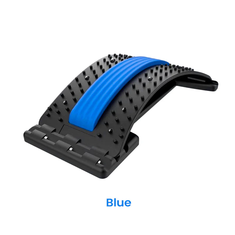 🔥 Magnetic Lumbar Stretcher – Acupressure Massage, Portable Design & Relieves Back Pain 🧘‍♂️✨