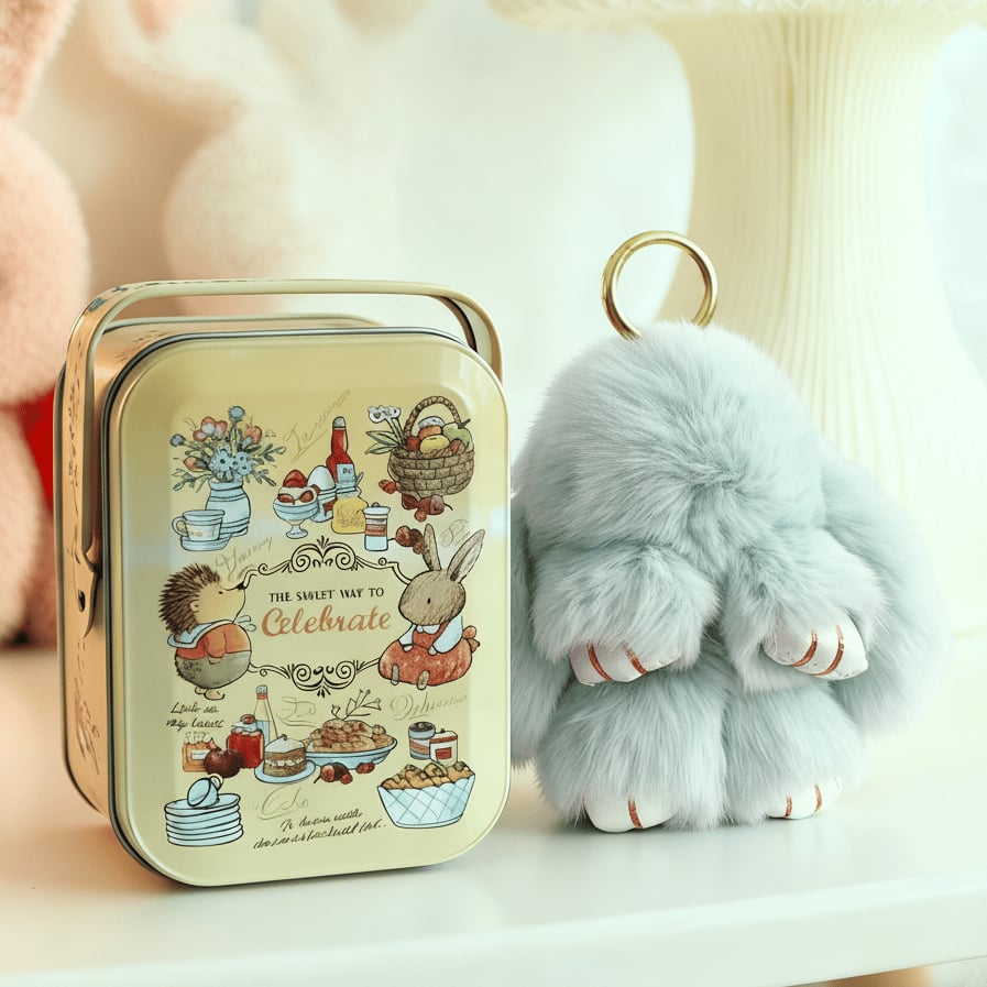 🏆LIMITED TIME SPECIAL SALE 49% OFF🐰Handmade Soft Bunny PomPom Charms