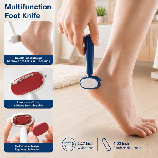 🥳HOT SALE🥳💞15K+ SOLD! Foot Scraper – From £4.99! Premium steel, dual surfaces & travel-ready. Smooth feet instantly – grab yours! ✅