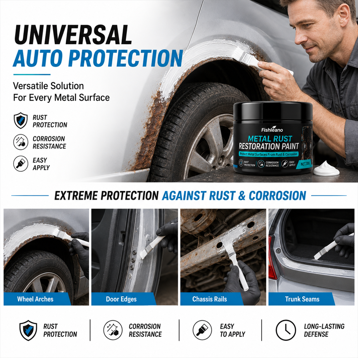 🥳2026 HOT SALE🥳💞50K+ SOLD!🔧🏠 50% OFF! Metal Rust Protection Black Repair Paste – Restores rusty gates, railings & tools. Forms protective coating – no need to replace! 🛡️✨