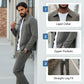 Men’s Casual Solid Color 2-Piece Set – Jacket & Pants