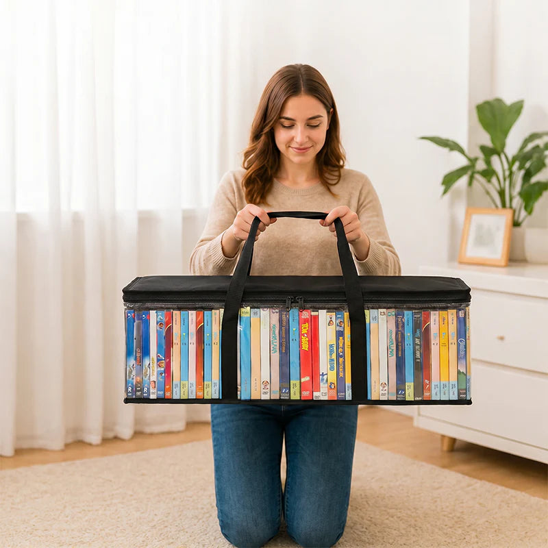 ⏰LAST DAY BUY 2 GET 1 FREE!!💕HomeVault™🇬🇧 Transparent Storage Bag – Large, Dust & Moisture-Proof with Handle✨Ultimate All-in-One Organizer for Clothes, Toys, Books, Stuffed Animals & Absolutely Everything! 🧸📚👕🧦