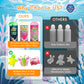 🦄SCREEN TIME BOREDOM? DIY Squishy Maker Kit – 20 Gels, 10 Molds – Glitter, Glow & Color Mixing – Safe, Mess-Free Fun – Ages 3+! 🎯