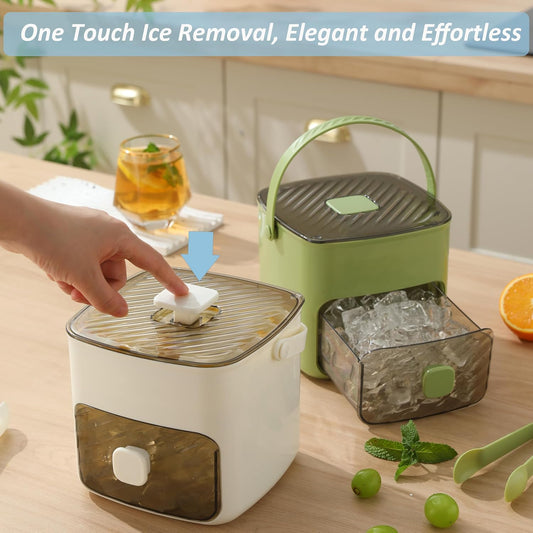 🔥Summer Hot Sale 50% Off🧊Portable Ice Maker with Lid and Storage Box (48 cubes).