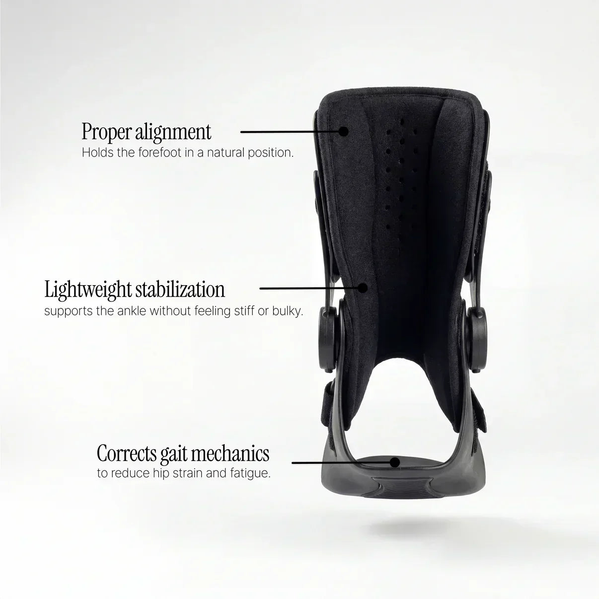 Regain Mobility! Adjustable Foot Drop Brace with Inflatable Liner – Daily Support ✨