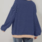 🎁 Hot Sale 49% OFF 🔥Women's Oversized Striped Long Sleeve Pullover
