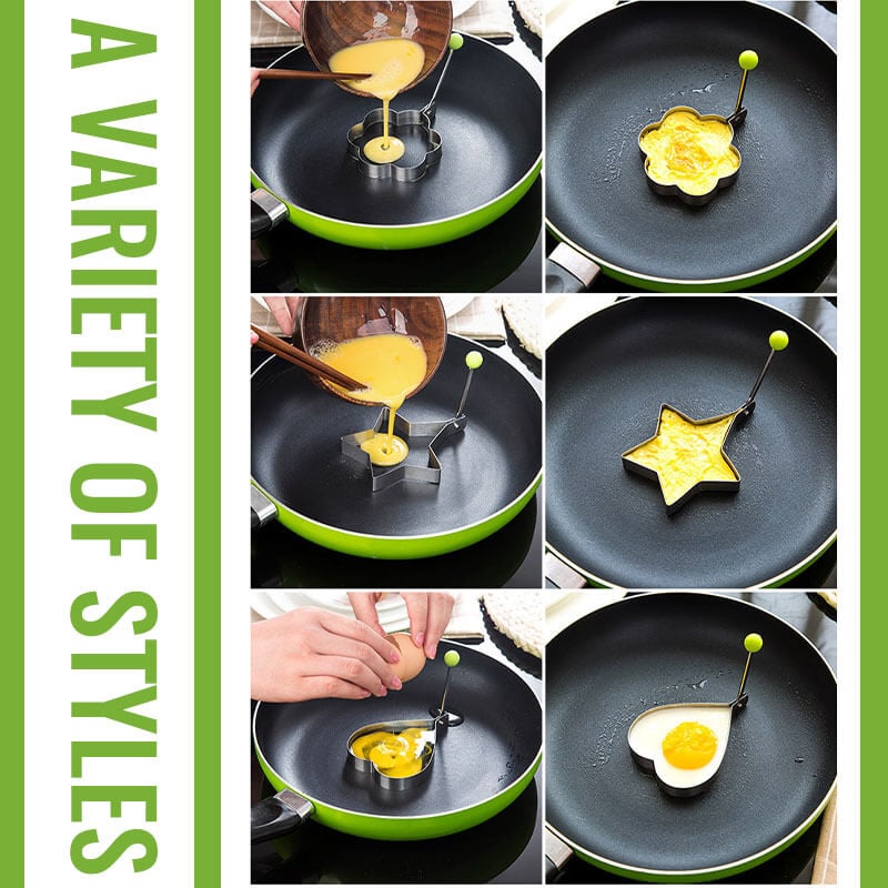 🔥Stainless Steel Fried Egg Molds（5 PCS）