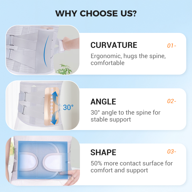 🔥Caring for your lumbar spine🎁🎄Heat-pressed Mesh Breathable Steel Plate Support Waist Protector