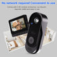 Wireless doorbell camera: 1080P, 170° angle, 4.3-inch screen, IPX65 outdoor waterproof rating, night vision