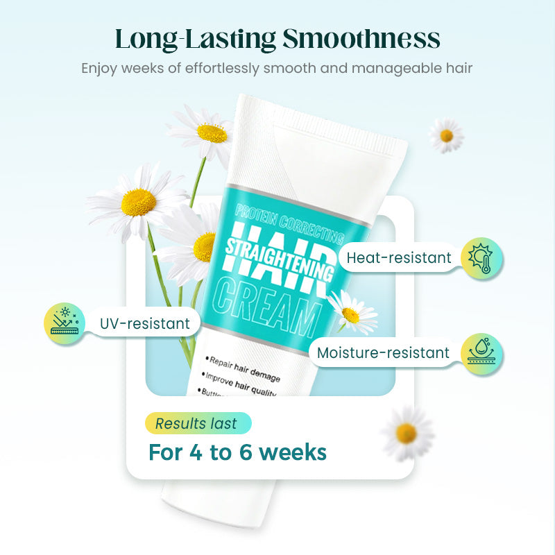 ✨Last Day Save 55%✨ Silk & Keratin Hair Straightening Cream