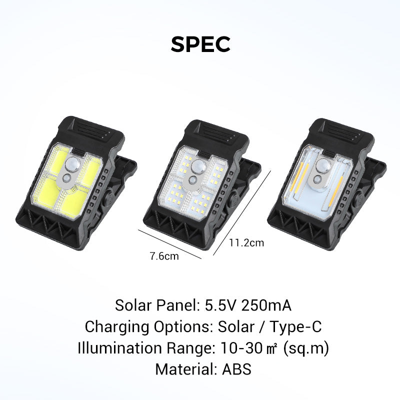 🔥2025 Hot Sale - 50% Off🔥Outdoor Solar Clip Light with Motion Sensor