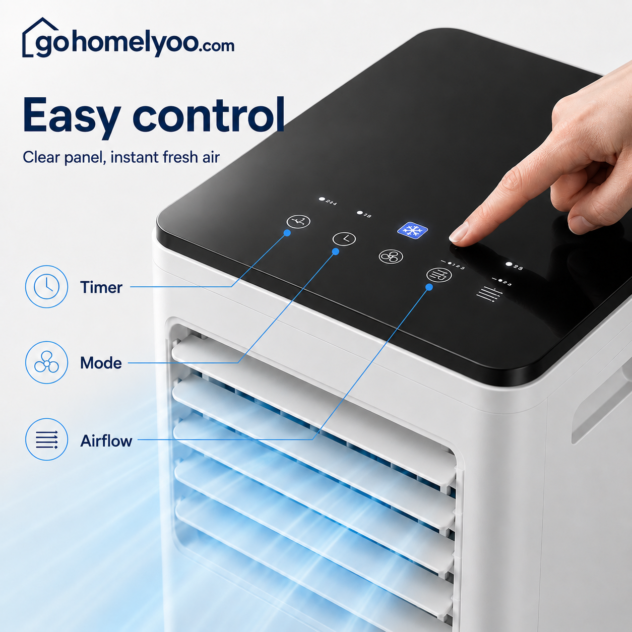 ❄️50% OFF NOW ! 🌬️Portable 3-in-1 Quiet Fan Air Conditioner
