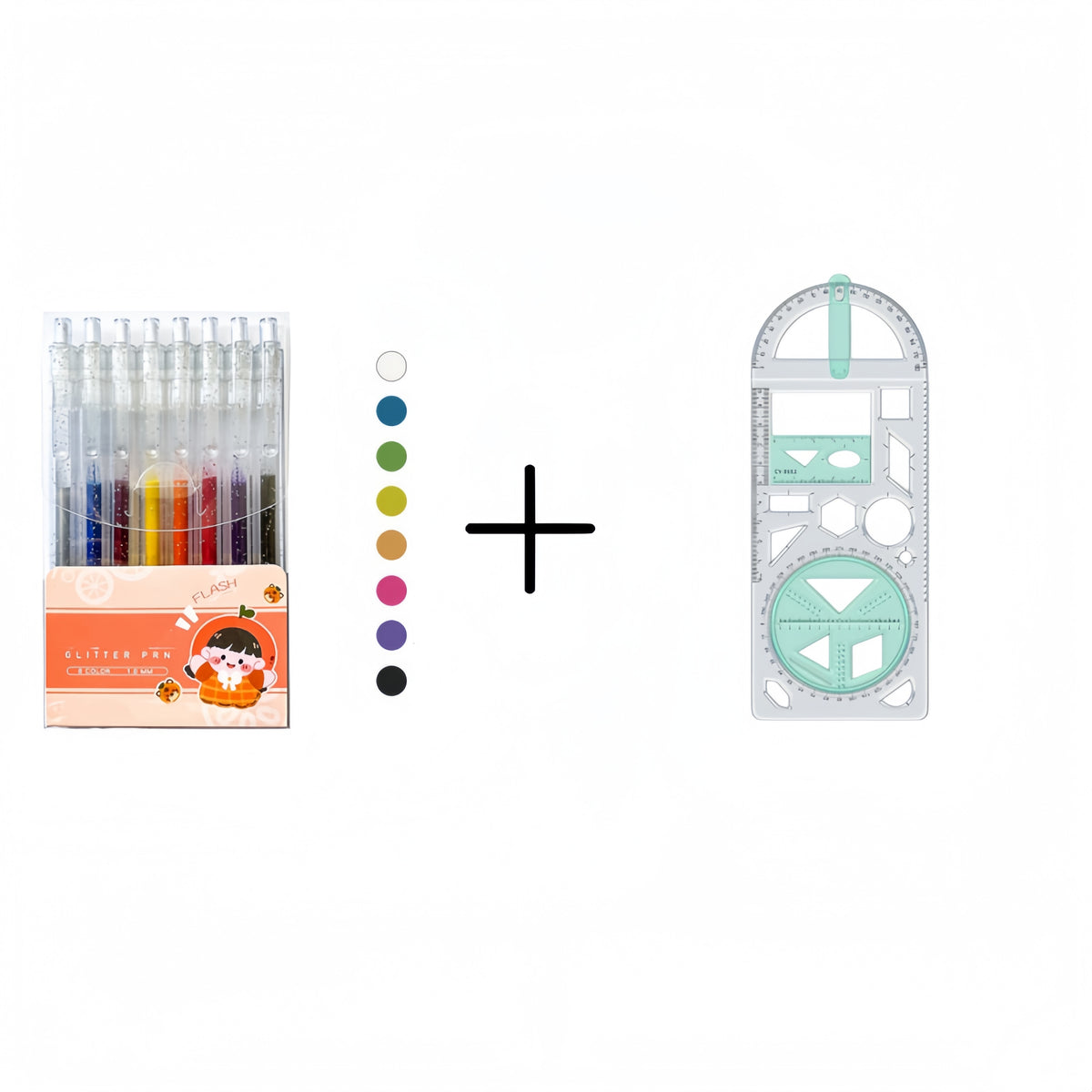 🎨 Quick-Drying Sparkle Pen Set for Cards, Planners and Scrapbooks