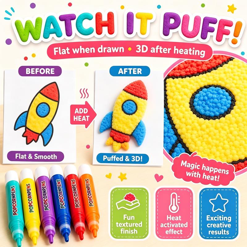 💥Christmas Hot Sale 55% OFF🎁Magic Puffy Pens & Buy 3 Pay 2 🔥