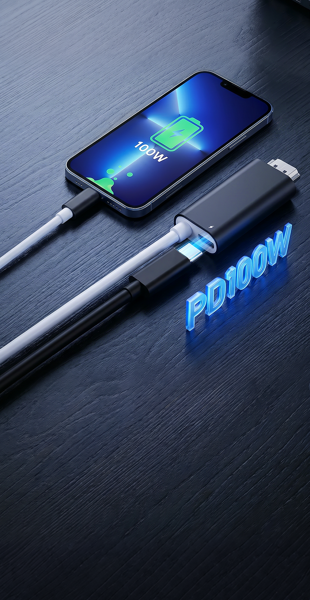 Power and play with PD charging
