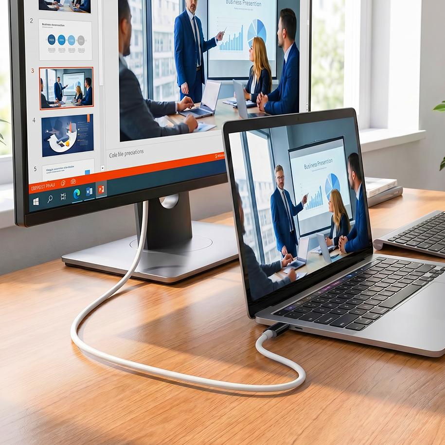 Streaming on a larger display