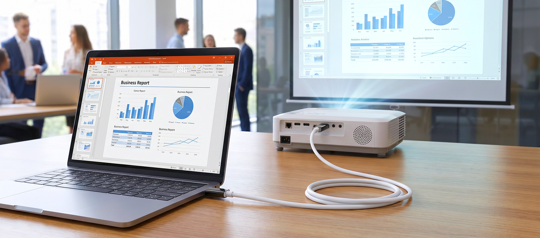 Presentation connection