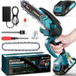 ⚡56% OFF NOW ! 🌳6-inch Cordless Mini Chainsaw with 2 Batteries🌲
