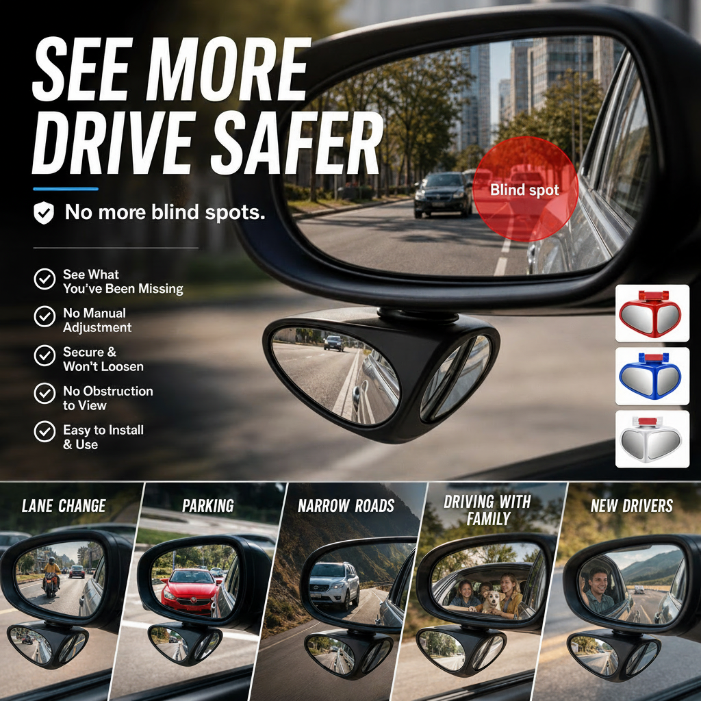 🥳HOT SALE🥳💞50K+ SOLD! Parking Mirror – From £8.99! Dual view, 360° adjustable & HD glass. Safer parking – grab yours! ✅
