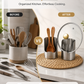 🥳HOT SALE🥳💞10K+ SOLD! Utensil Holder – From £8.98! Stainless steel, space-saving & sturdy. Tidy kitchen – grab yours! ✅
