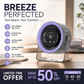 🏆2026 Desk Fan – USB Rechargeable with LED Display 📊 | 100 Speeds, 120° Tilt & Full Oscillation ↔️ | Ultra-Quiet for Bedroom 😴, Office 🖥️ & Camping 🏕️ | Up to 24H Battery ⚡