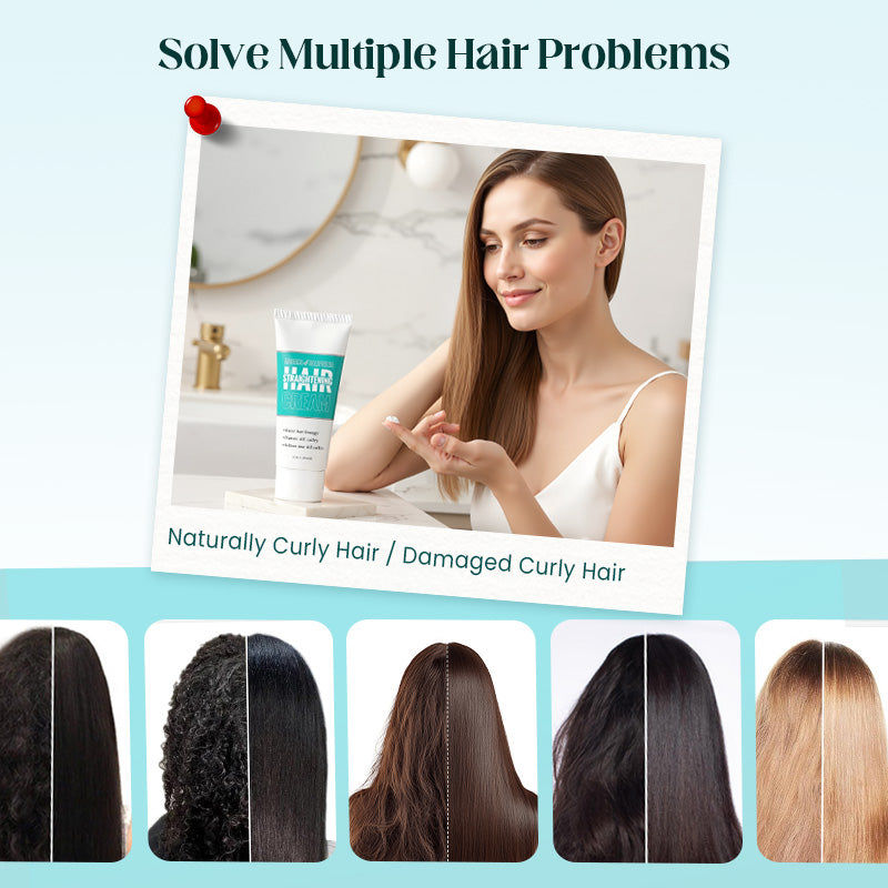 ✨Last Day Save 55%✨ Silk & Keratin Hair Straightening Cream