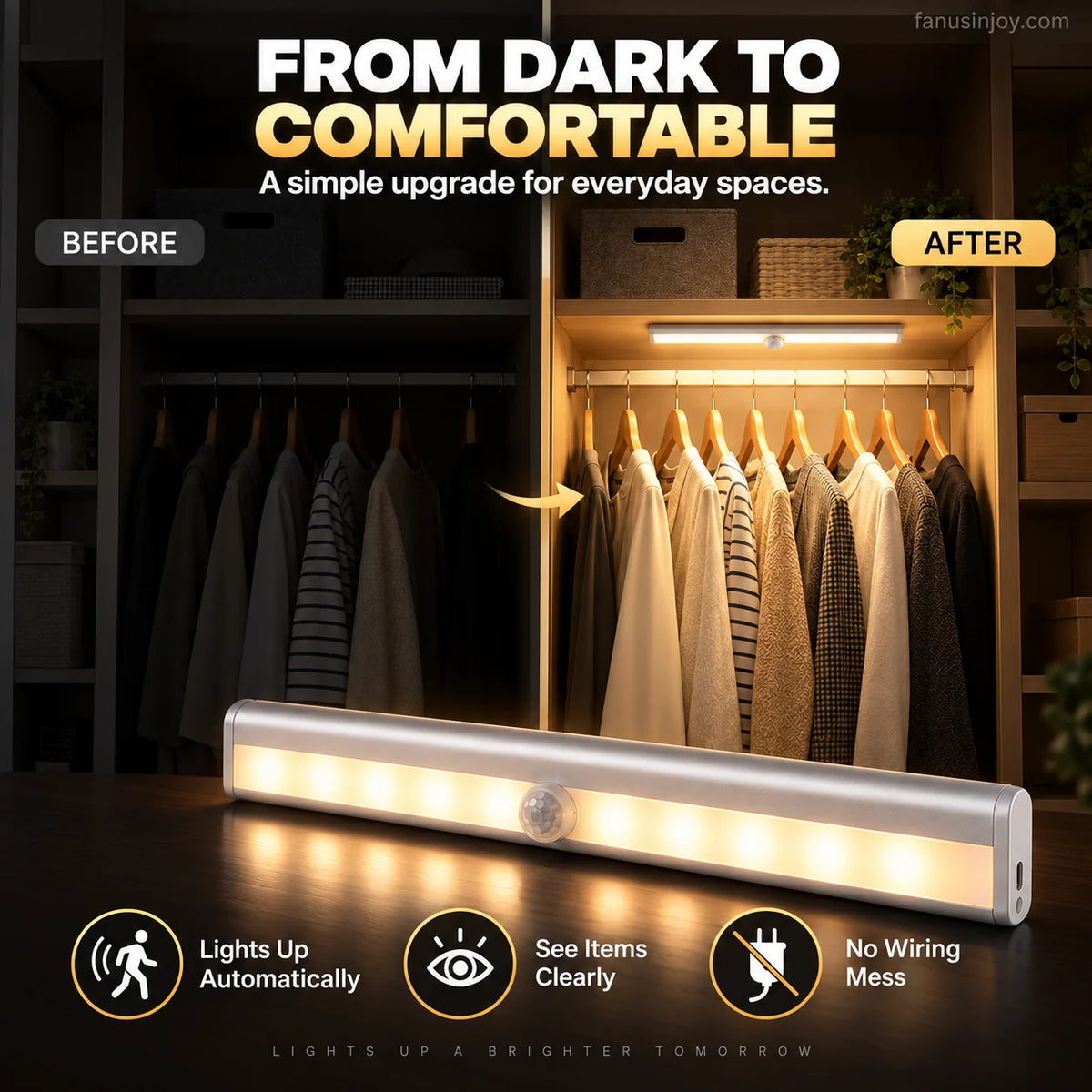 🔥50%OFF New Year Sale🔥LED Smart Magnetic Human Body Sensor Light