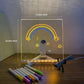 🥳2026 HOT SALE🥳💞50K+ SOLD!🎨✨ BUY 3 GET 10% OFF + FREE SHIPPING! Luminous LED Drawing Board – USB powered, reusable surface, 7 colour markers. Glowing creativity for little artists! 🖍️🌟