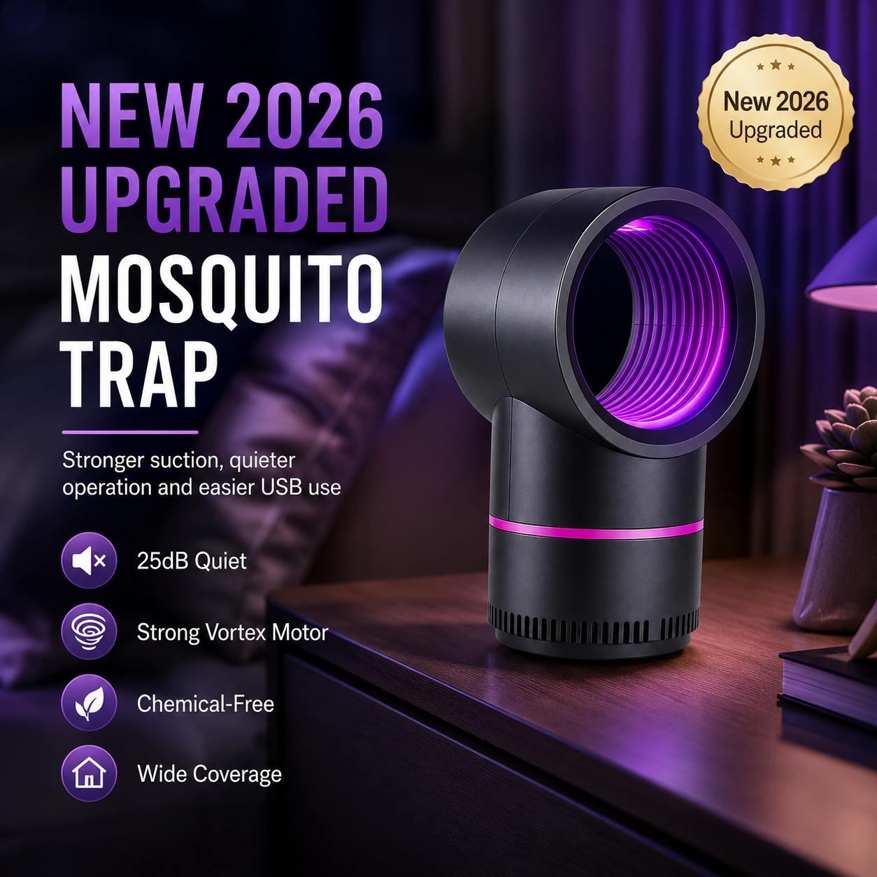 💐50% OFF! Eco-Friendly LED Mosquito Repellent – Perfect for Garden & Camping ⛺🌲【Limited Stock】