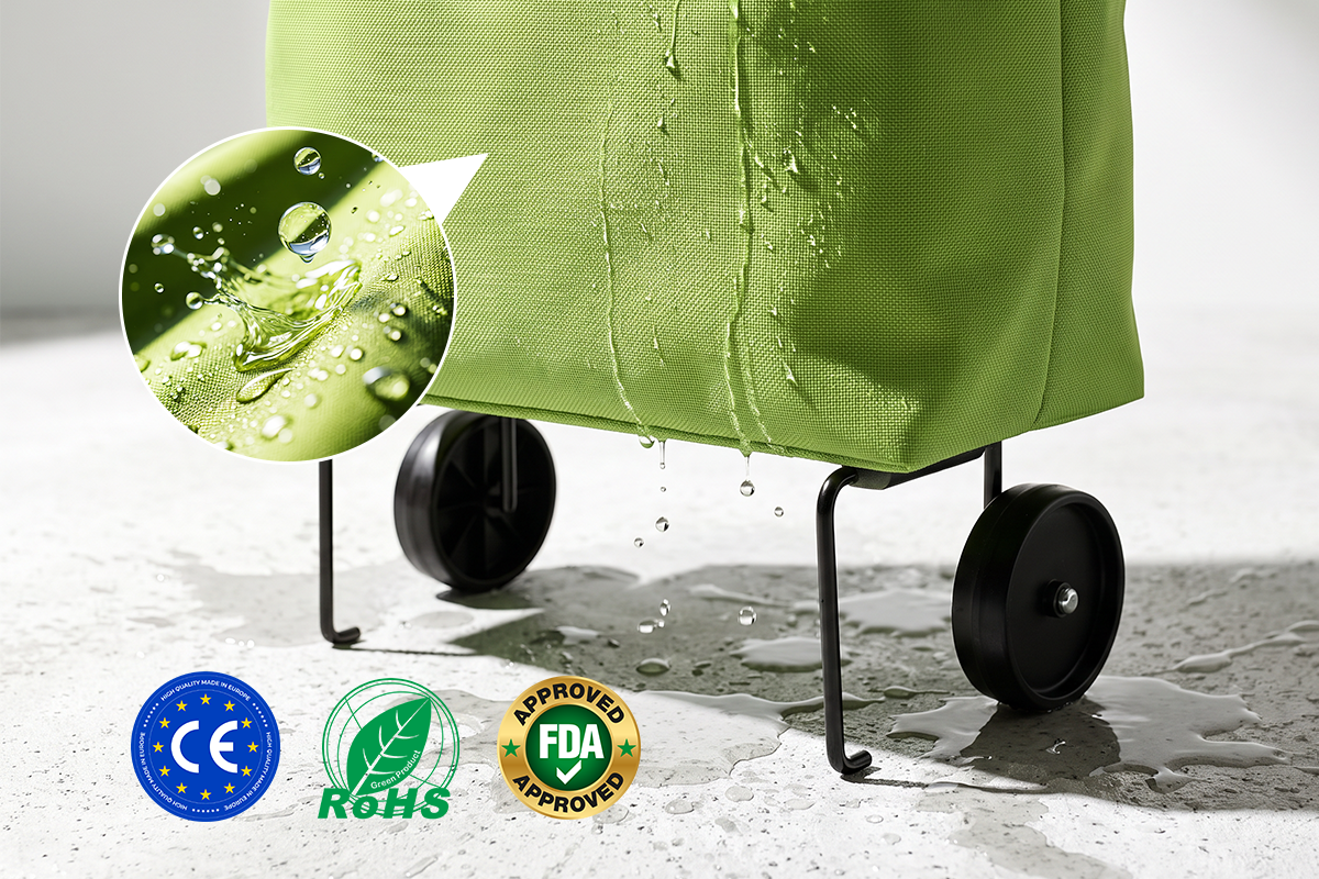 Durable Oxford fabric shopping trolley